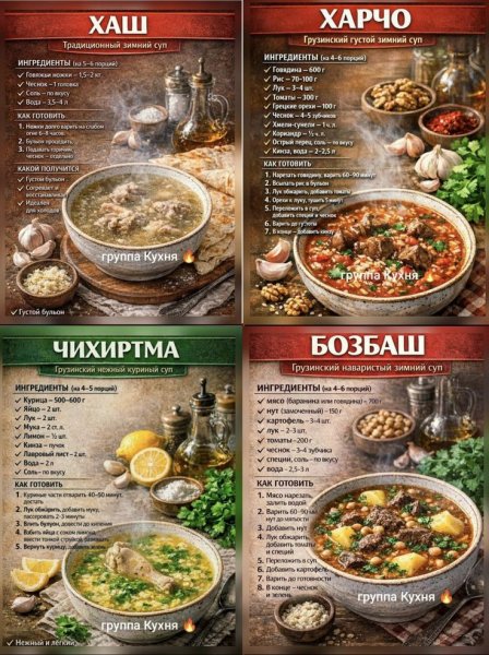 Разные блюда