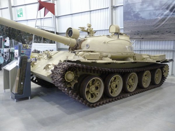 Ex-Iraqi T-62 tank at the Bovington Tank Museum