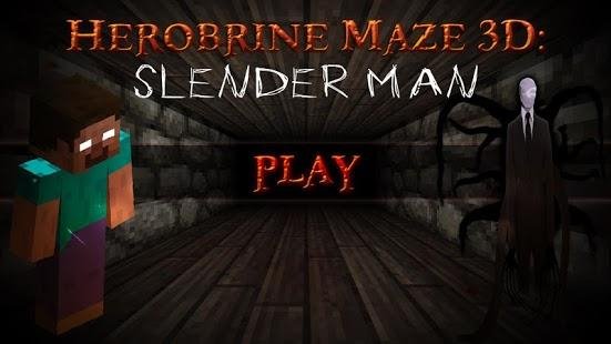 Herobrine Maze 3D Slender Man v 1.0.0