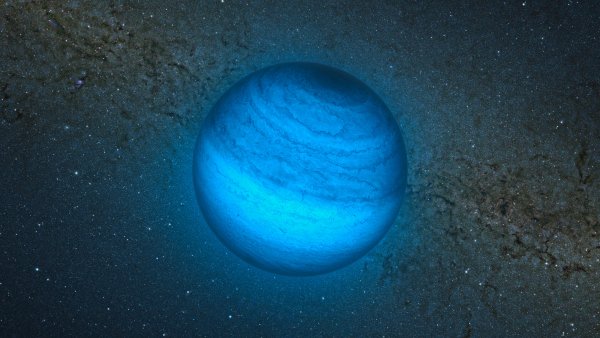 Free-floating planet CFBDSIR J214947.2-040308.9 (artists impr