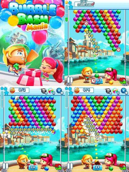 Bubble Bash Mania 240x320 X3-02 ts EN