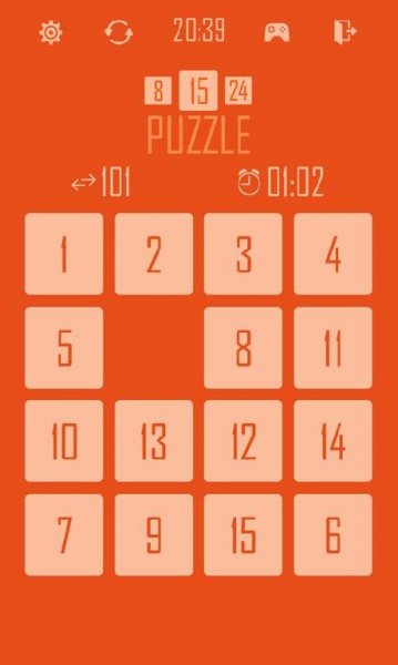 15 puzzle HD v.1.0