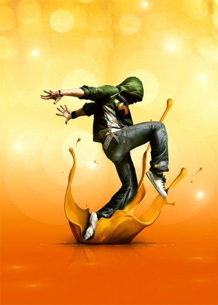 Урок Photoshop. Hip-Hop Танцор