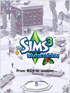 The Sims 3 Winter Edition 360x640