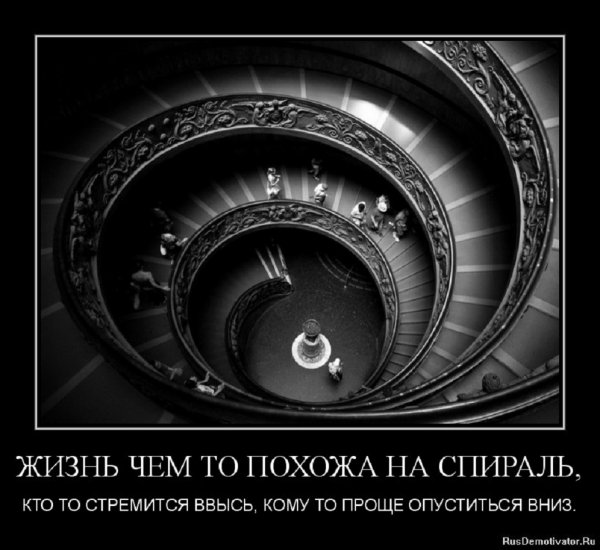Жизнь чем-то похожа на спираль...