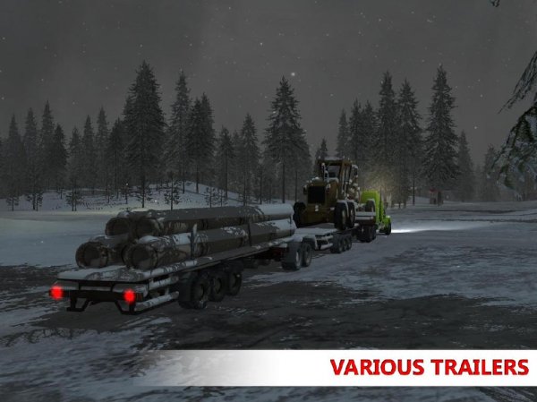 Arctic Trucker Simulator v1.0 [Мод много денег
