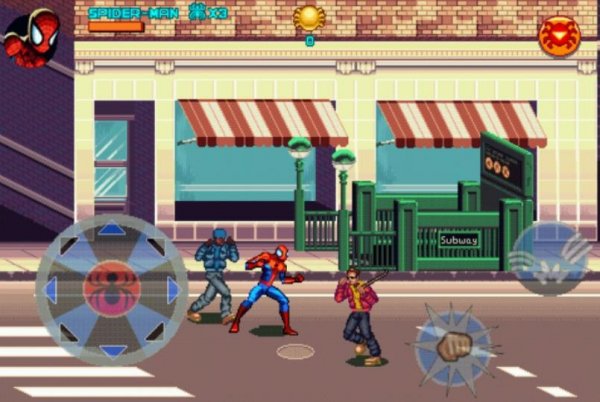 Spiderman Toxic City 480х800 Mod