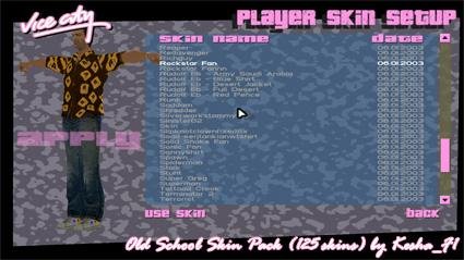 OldSchoolSkinPackGTAVC