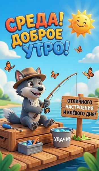Среда! Доброе утро!