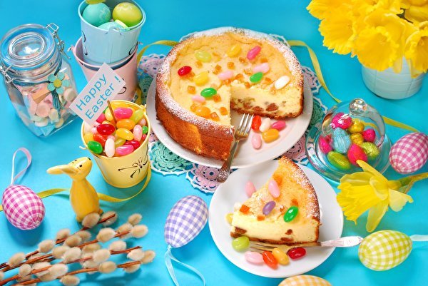 Easter Pie Candy Sweets Piece Eggs 568229 600x401