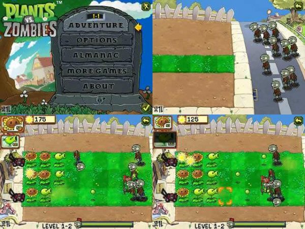 Plants vs Zombies 240x320