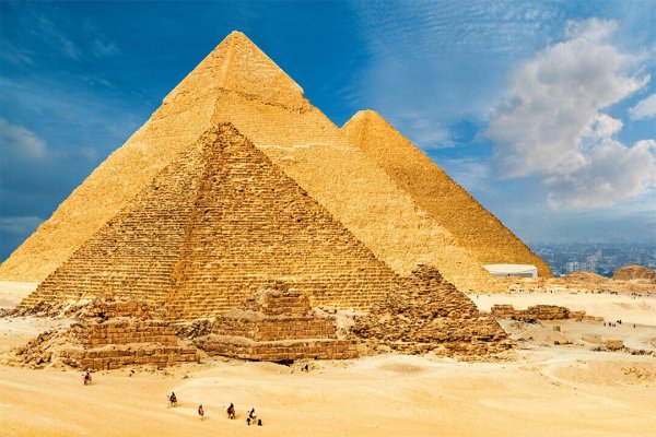 Great-Pyramid-of-Giza-Cairo-Egypt-Painting-Ancient