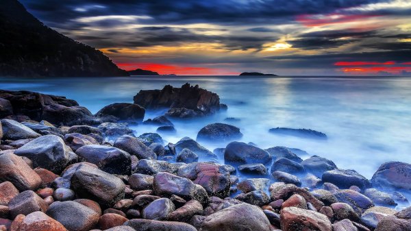 Sea-stones-sunset-coast-more