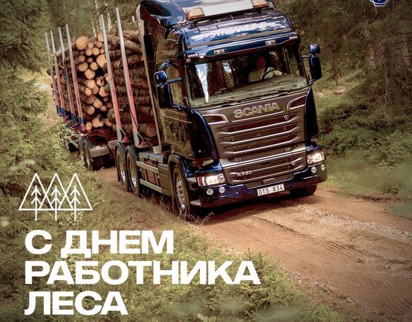 Открытка с днем работника леса