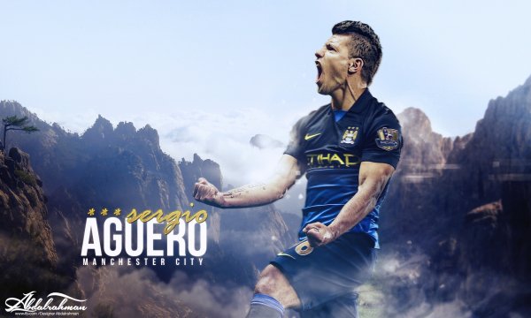 wallpaper sergio aguero 2014 2015 by des