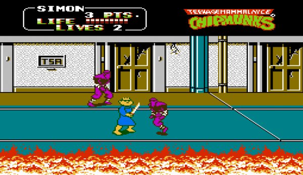 Teenage Mammal Ninja Chipmunks 2 (TMNT2 Hack)