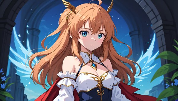 Девушка аниме,фэнтези.11