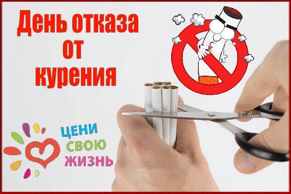 Анимированная открытка день отказа от