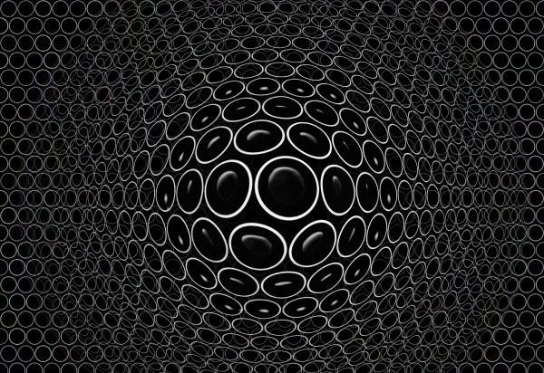 -pattern-abstraction-3d-effect-illusion-circles-white