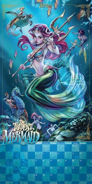 J. Scott Campbell - The Trident Mermaid
