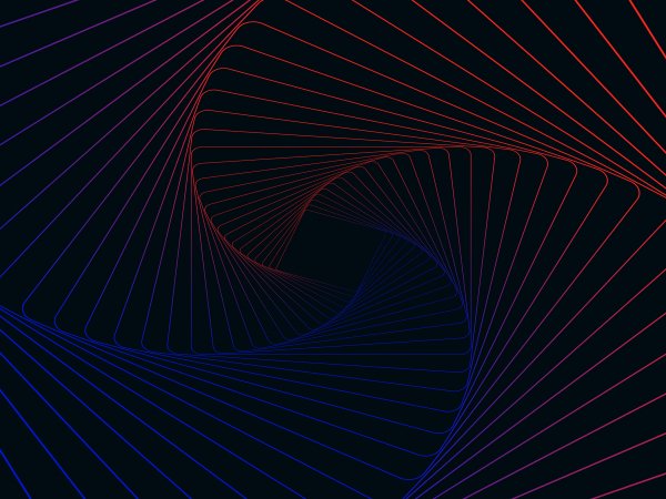 Lines-blue-red-gradient-spiral-dark-background