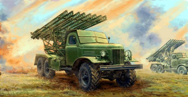 Soviet 2B7 Multiple Rocket Launcher BM-13NM
