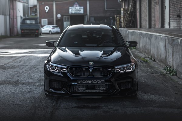 Bmw-m5-f90-front-face-sight-manhart-black