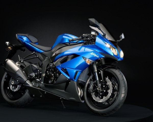 синий kawasaki нинзя