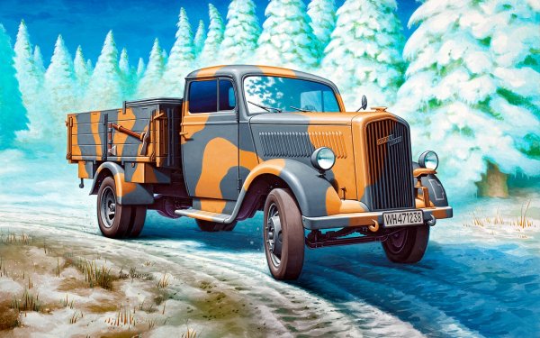 Wallpaper 6157 AFV German Truck