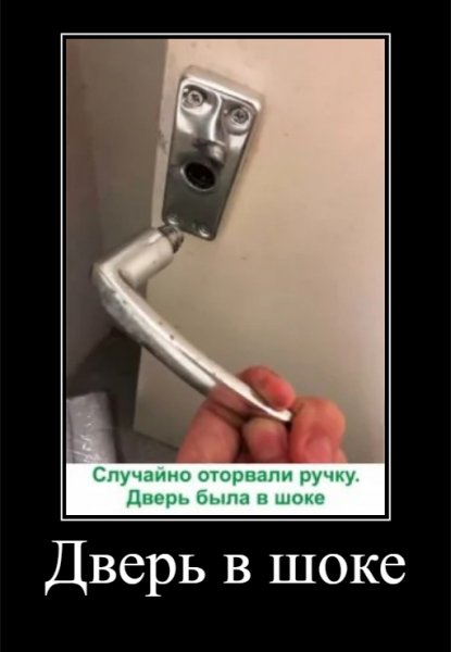 Дверь в шоке