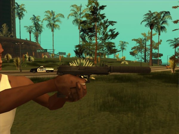 MK23 на замену silenced для GTA San Andreas