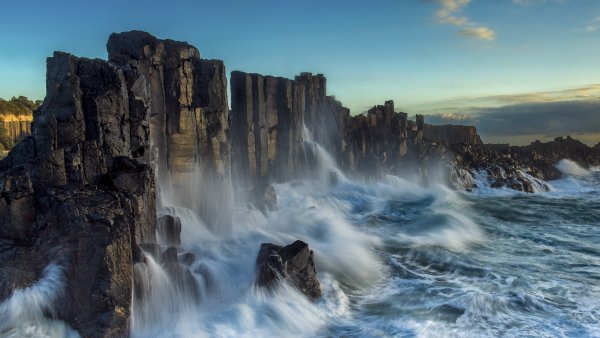 sea-waves-cliffs-rocks-sky-clouds-long-exposure-photography