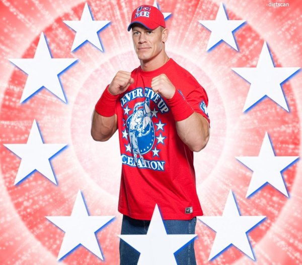 wwe john cena red wallpaper by dirtscan-