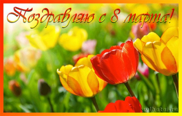 Поздравляю с 8 3