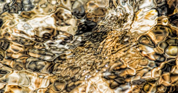 Golden-wavy-texture-abstract-brown-pattern