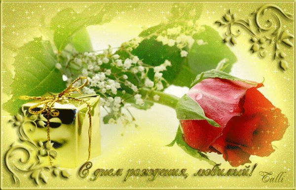 С днем рождения любимый