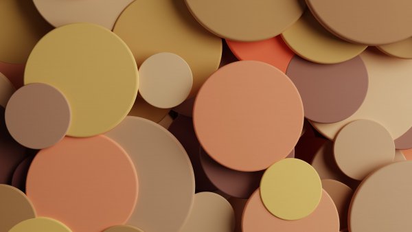 Circles-beige-orange-geometry-layers