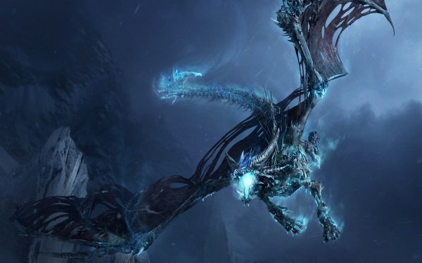Vladtech drakon polet past skaly noch 3840x2400