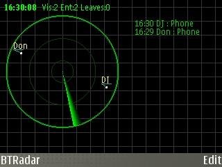 Bt radar symbian9