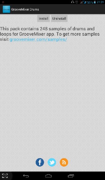GrooveMixer Drum Samples