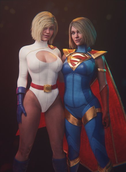 PowerGirl&amp;SuperGirl