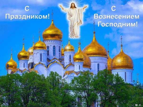 Анимированная открытка с праздником