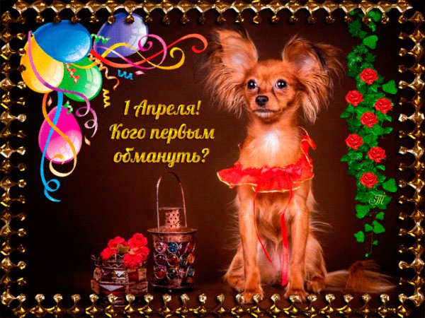 С 1 апреля!Кого первым обмануть?
