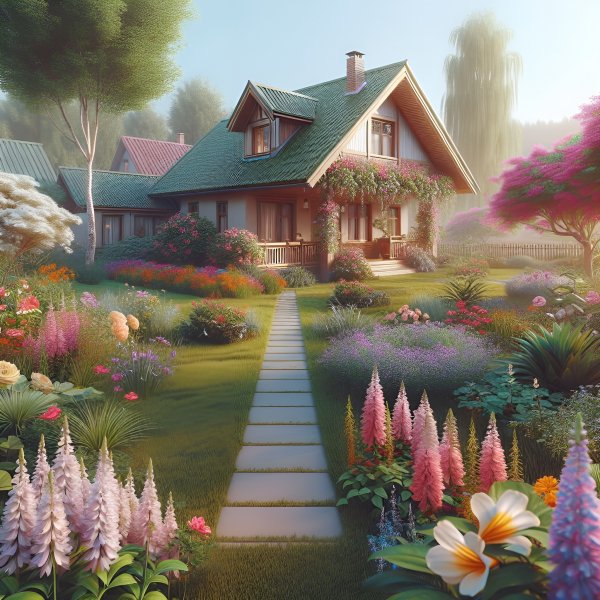 Дом,пастораль,арт,пейзаж.008