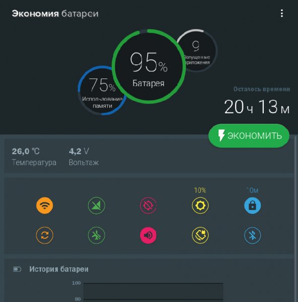 Экономия батареи.ver.3.2.0