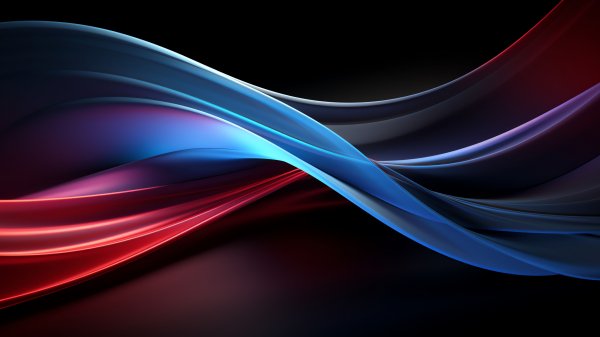 Blue-red-waves-gradient-light