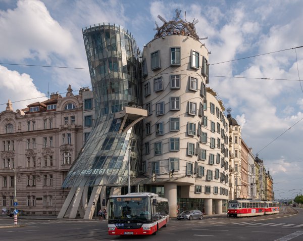 Tančící dům - Nové Město Praha,Česká republika-May 18 2019