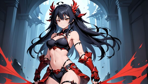 Девушка,фэнтези,аниме.06