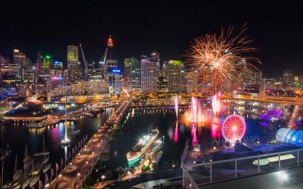 Fireworks on New Year's 11