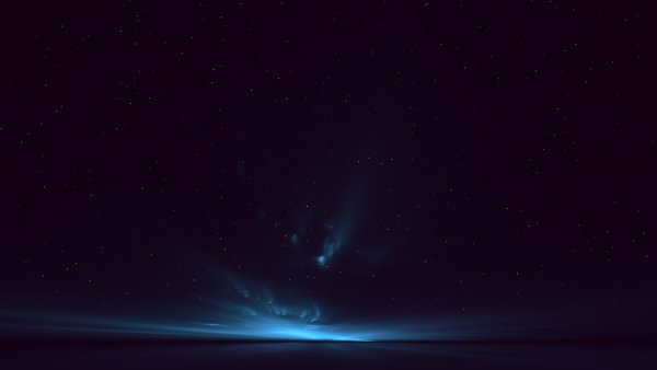 horizon dark night sky